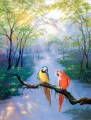 JW couleurs des oiseaux arc en ciel